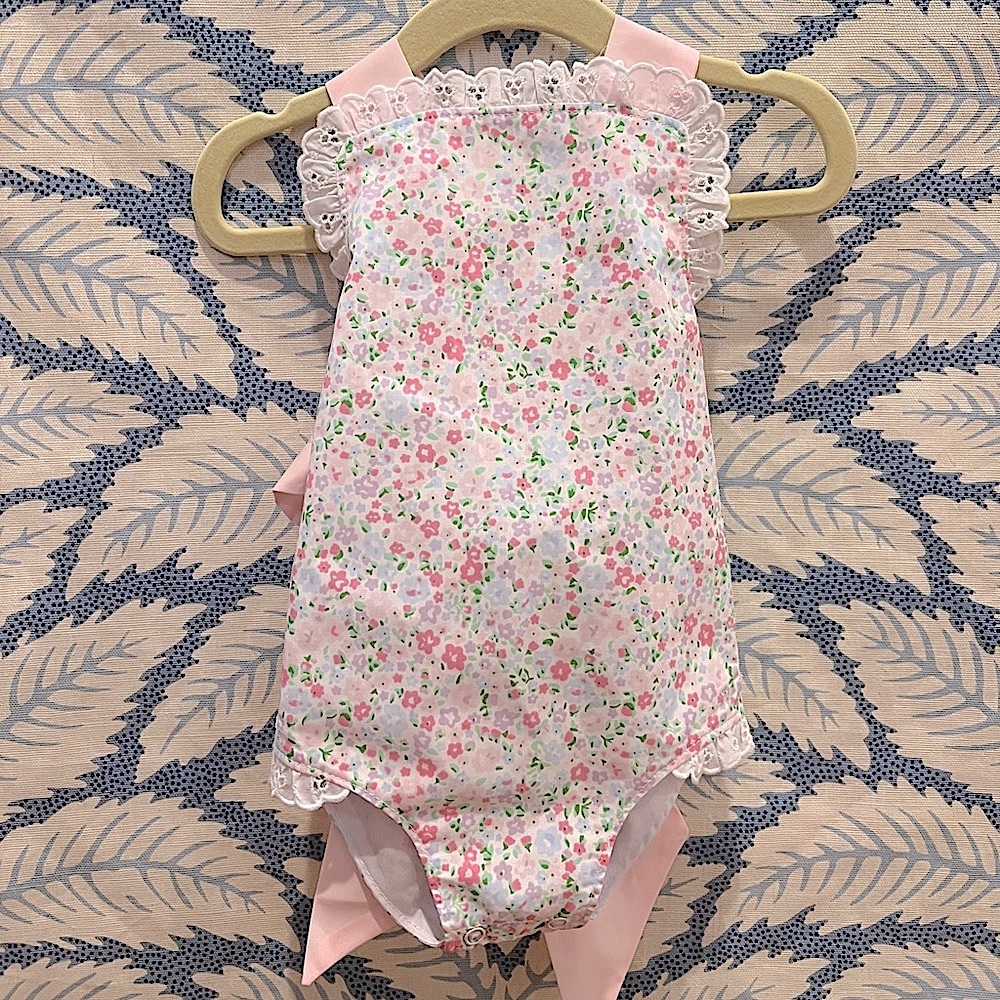 TBBC Beaufort Bonnet Mountain Brook mini floral Sisi sunsuit 0-6 months NWT